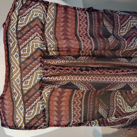 Maurices Aztec size l/xl Duster vest - Picture 4 of 4
